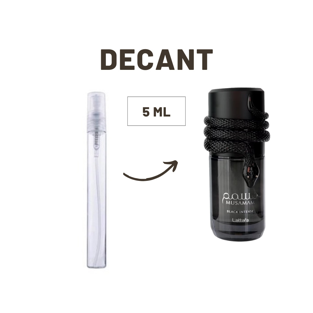 DECANT LATTAFA MUSAMAM BLACK INTENSE EDP (5 ML)