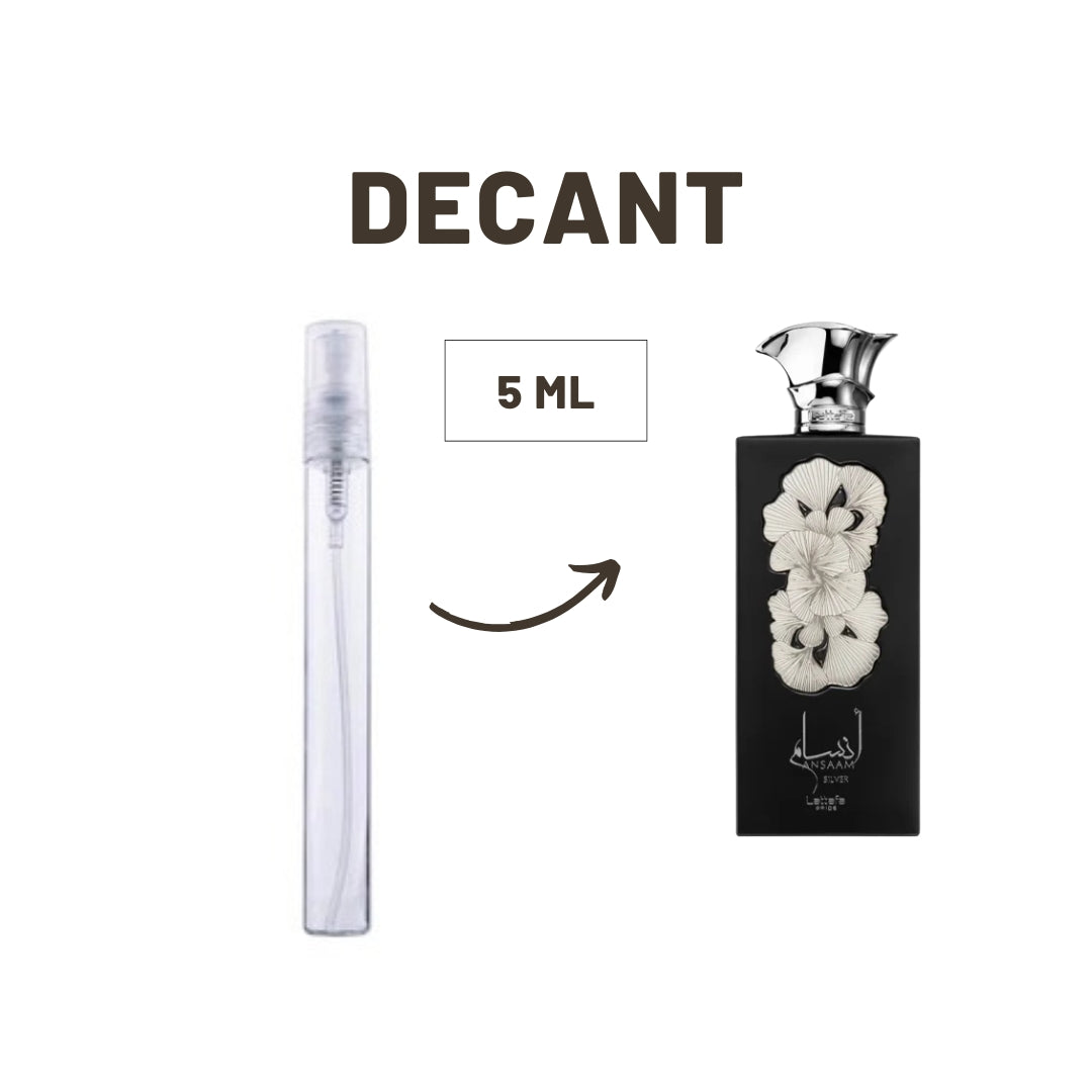 DECANT LATTAFA ANSAAM SILVER EDP (5 ML)