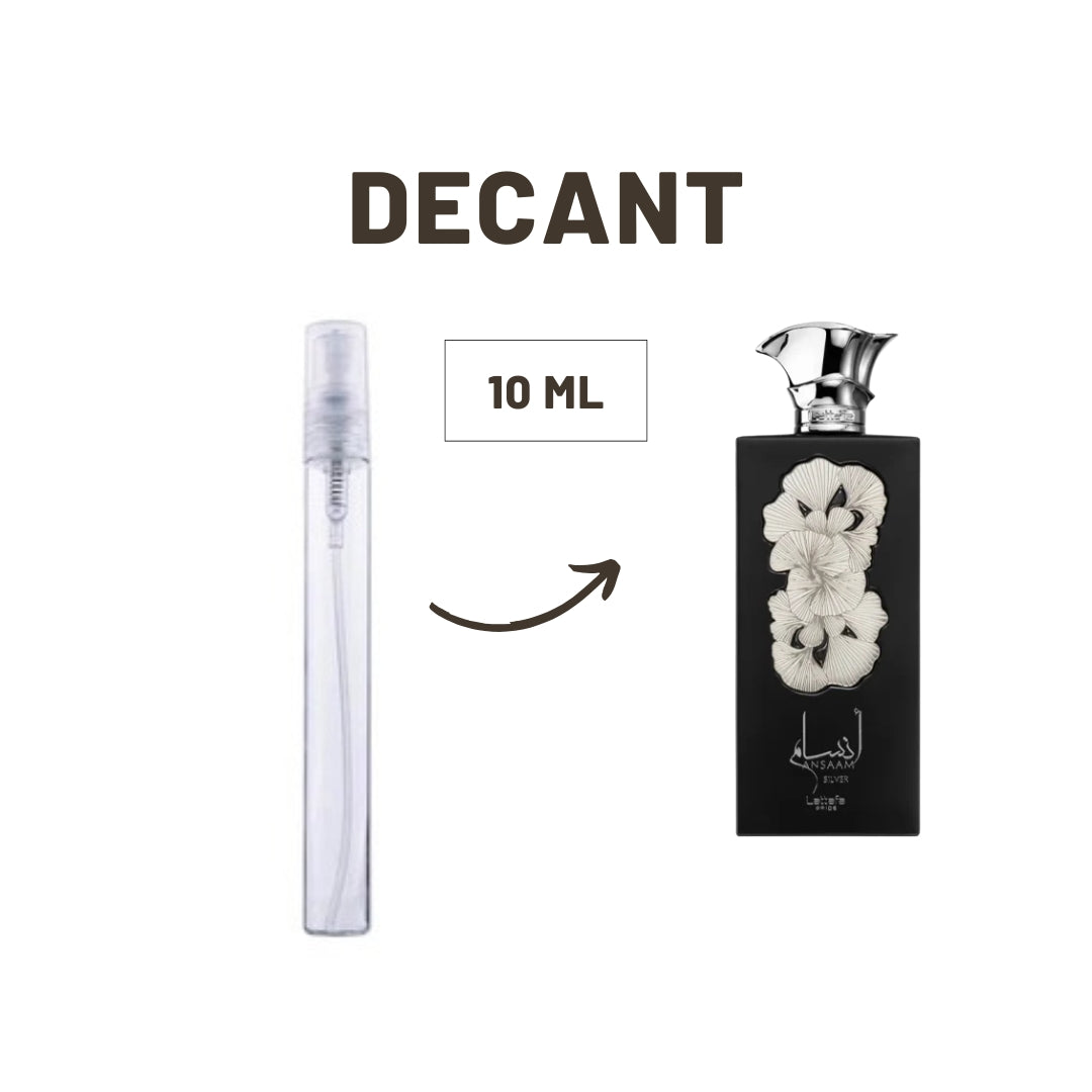 DECANT LATTAFA ANSAAM SILVER EDP (10 ML)