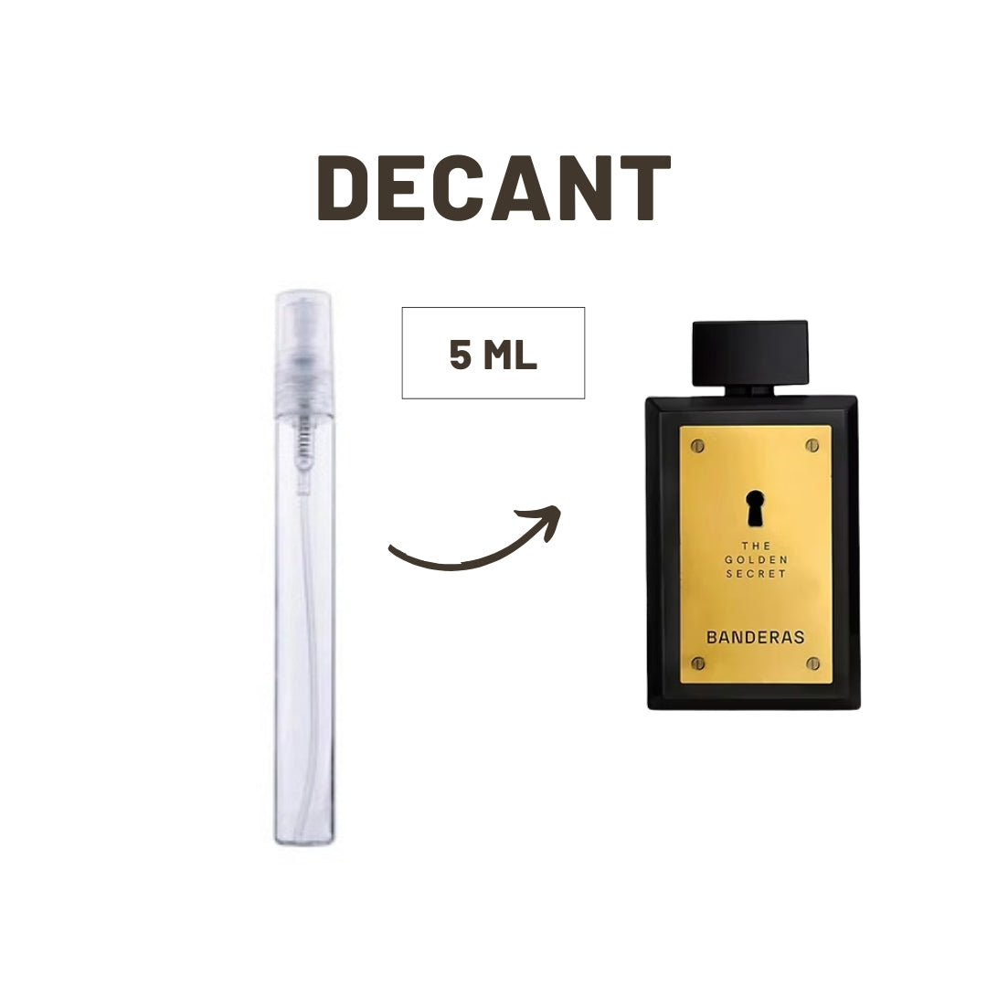 DECANT ANTONIO BANDERAS THE GOLDEN SECRET FOR MEN EDP (5 ML)