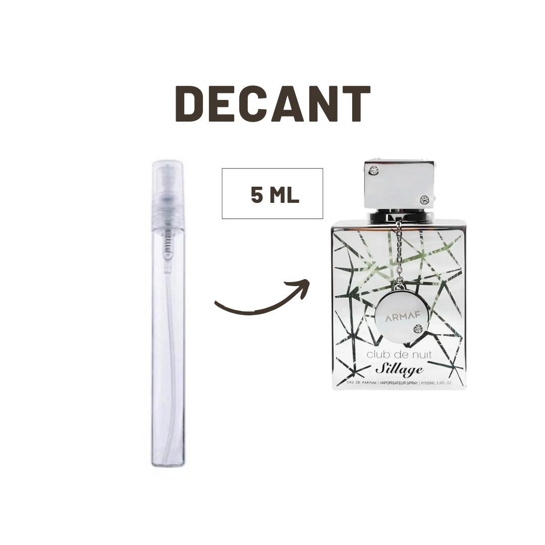 DECANT ARMAF CLUB DE NUIT SILLAGE EDP (5 ML)