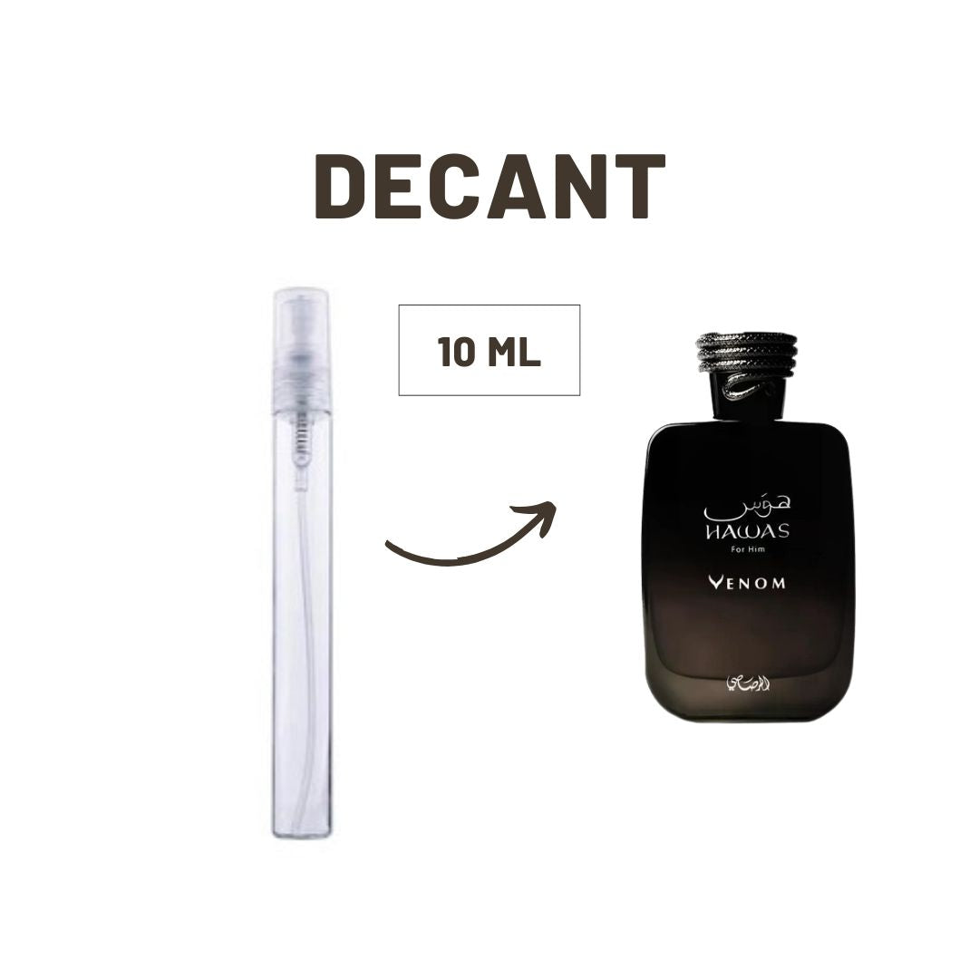 DECANTS RASASI HAWAS VENOM EDP (10 ML)