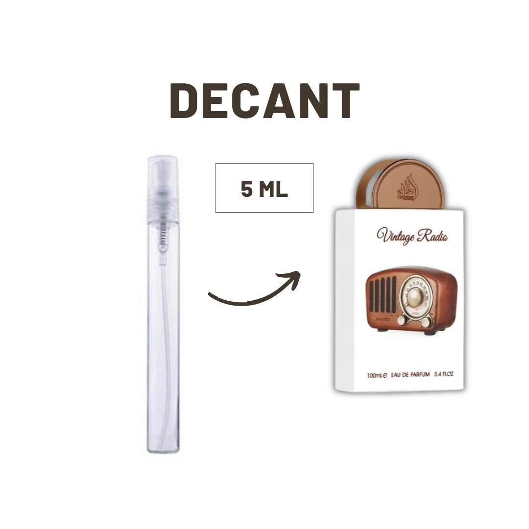 DECANT LATTAFA VINTAGE RADIO EDP (5 ML)