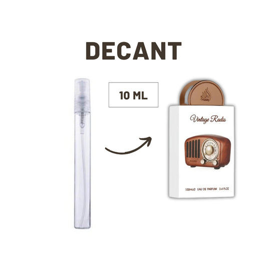 DECANT LATTAFA VINTAGE RADIO EDP (10 ML)