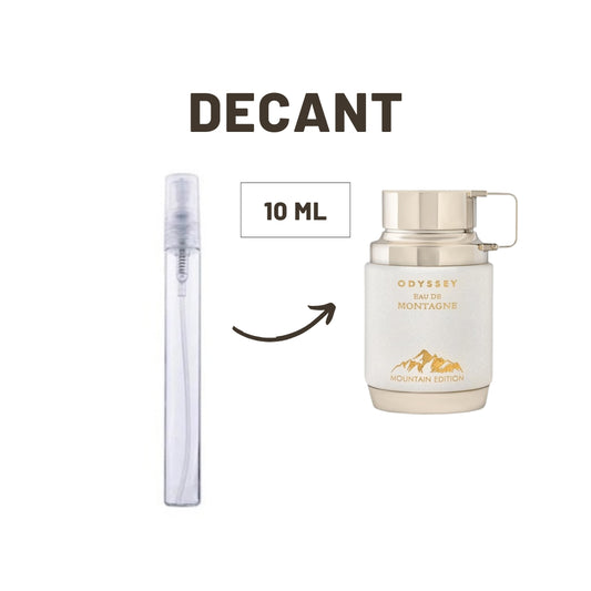 DECANT ARMAF ODYSSEY EAU DE MONTAGNE EDP (10 ML)
