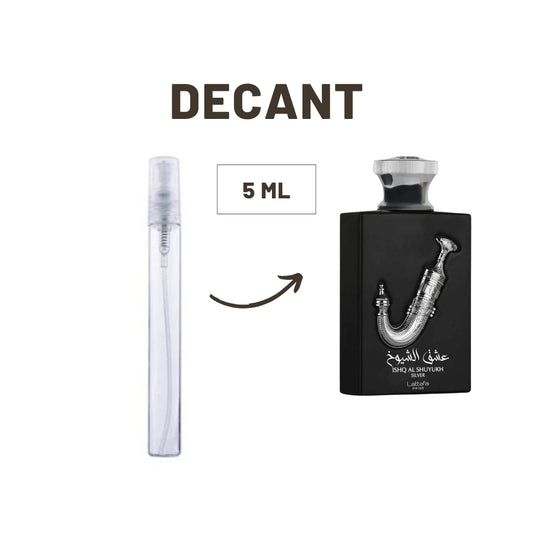 DECANT LATTAFA ISHQ AL SHUYUKH SILVER EDP (5 ML)