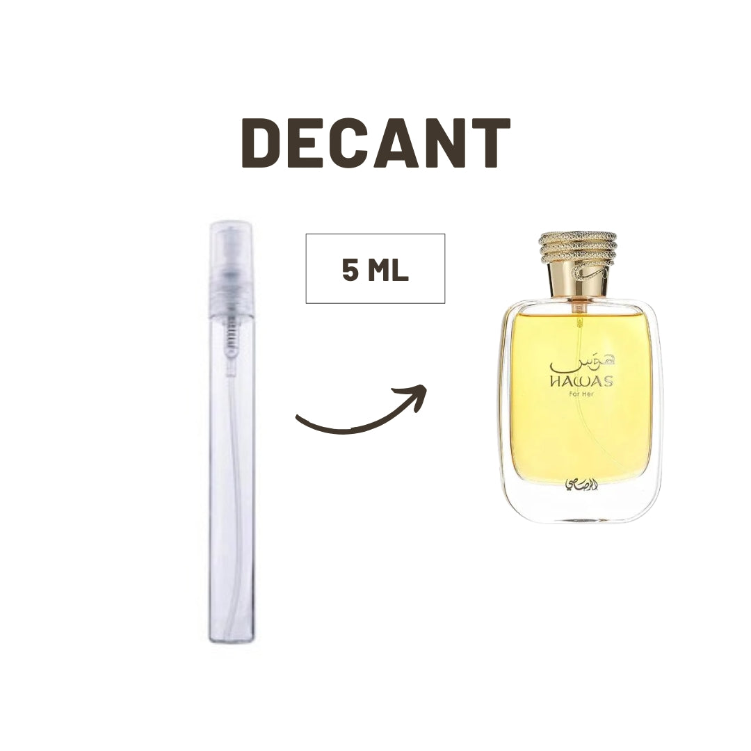 DECANT RASASI HAWAS FOR HER EDP (5 ML)