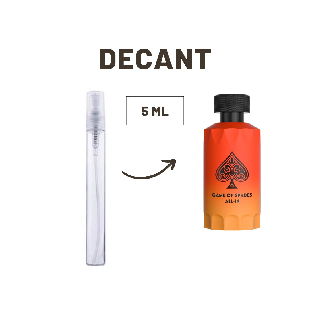 DECANT JO MILANO GAME OF SPADES ALL-IN EDP (5 ML)