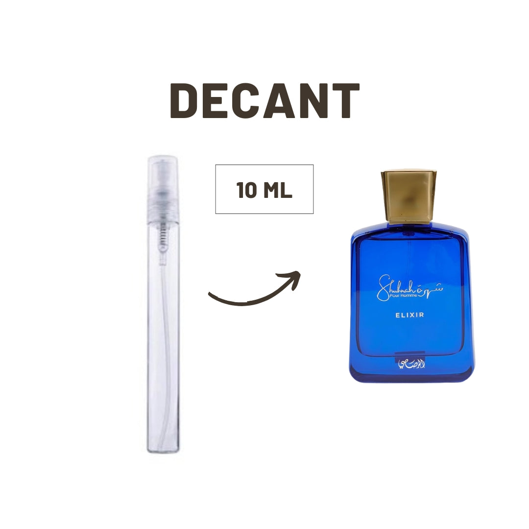 DECANT RASASI SHUHRAH ELIXIR EDP (10 ML)