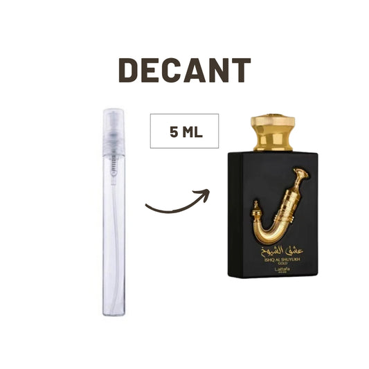 DECANT LATTAFA ISHQ AL SHUYUKH GOLD EDP (5 ML)
