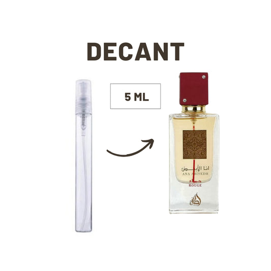 DECANT LATTAFA ANA ABIYEDH ROUGE EDP (5 ML)