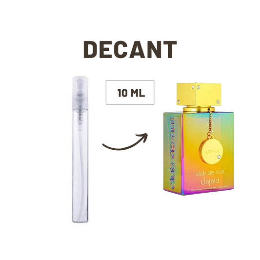 DECANT ARMAF CLUB DE NUIT UNTOLD EDP (10 ML)