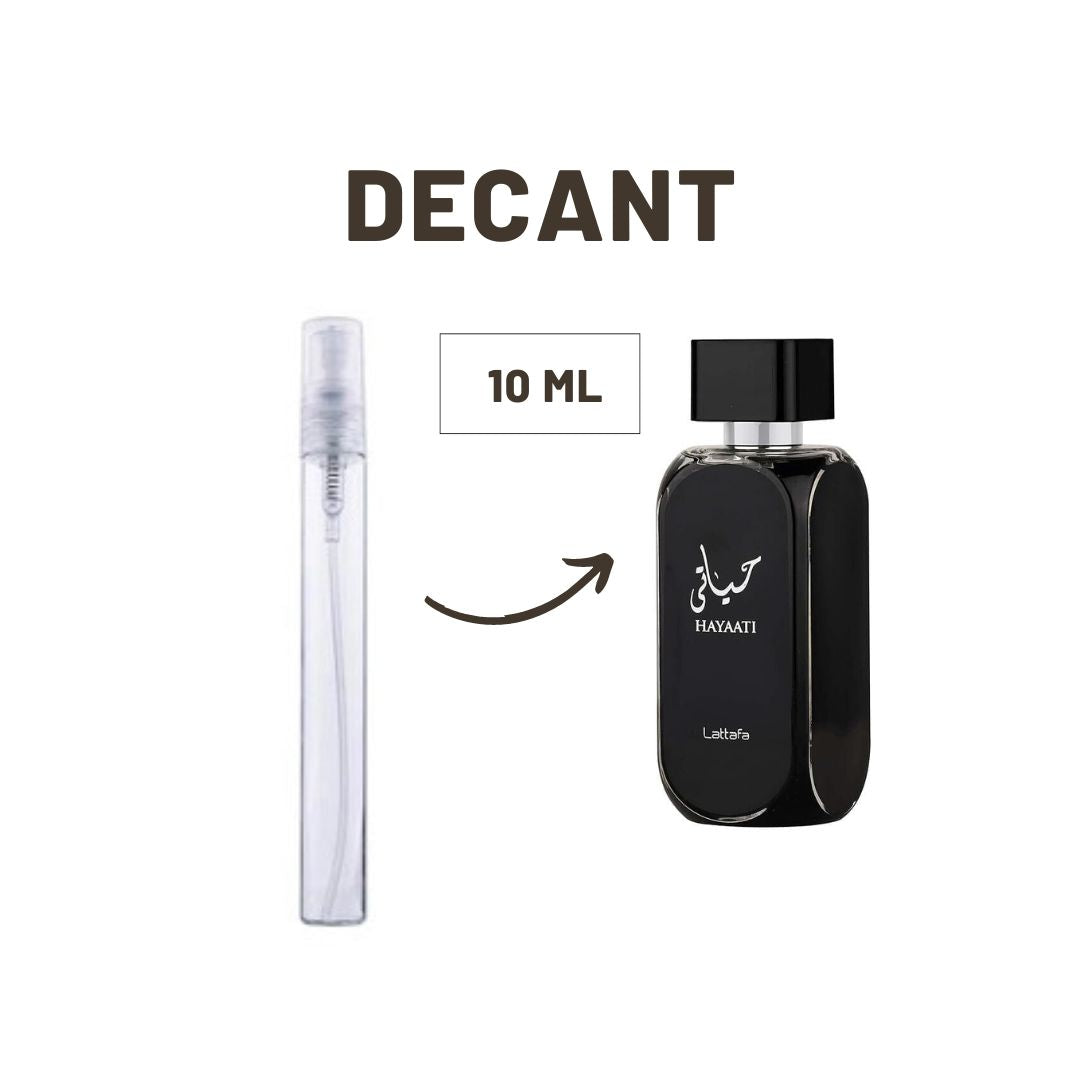 DECANT LATTAFA HAYAATI NEGRO EDP (10 ML)