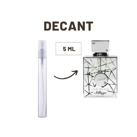 DECANT ARMAF CLUB DE NUIT SILLAGE EDP (5 ML)