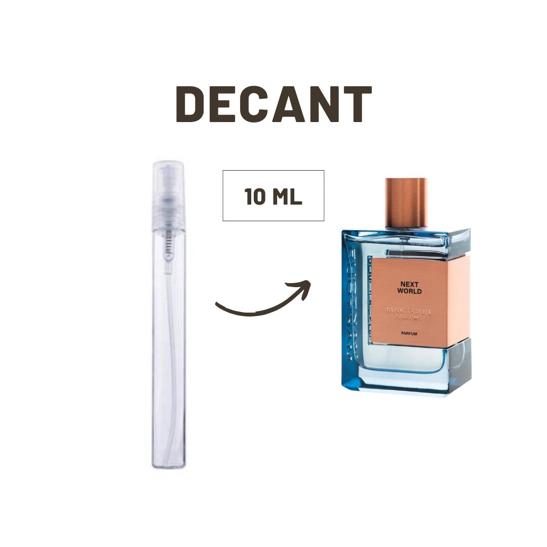 DECANTS MAKTOUB NEXT WORLD PARFUM (10 ML)