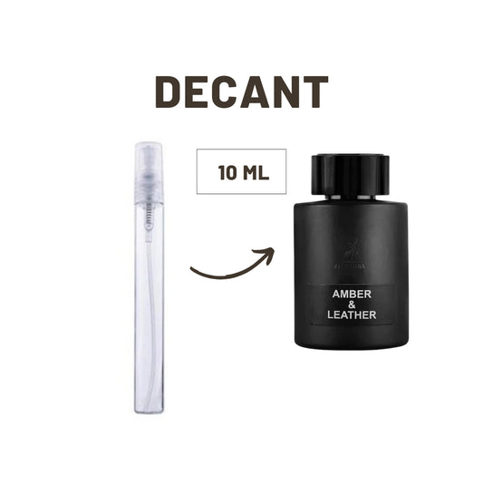 DECANT MAISON ALHAMBRA AMBER & LEATHER EDP (10 ML)
