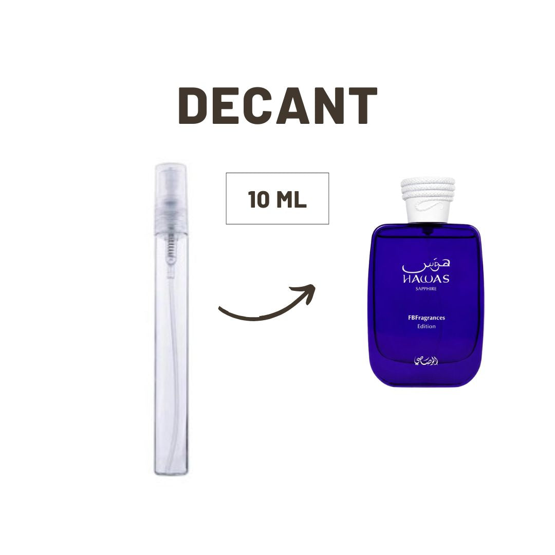 DECANTS RASASI HAWAS SAPPHIRE EDP (10 ML)