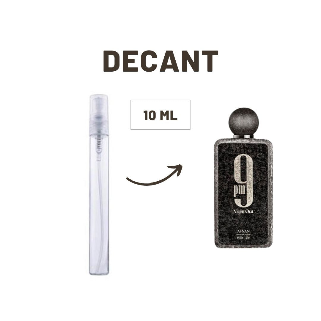 DECANTS AFNAN 9PM NIGHT OUT EDP (10 ML)