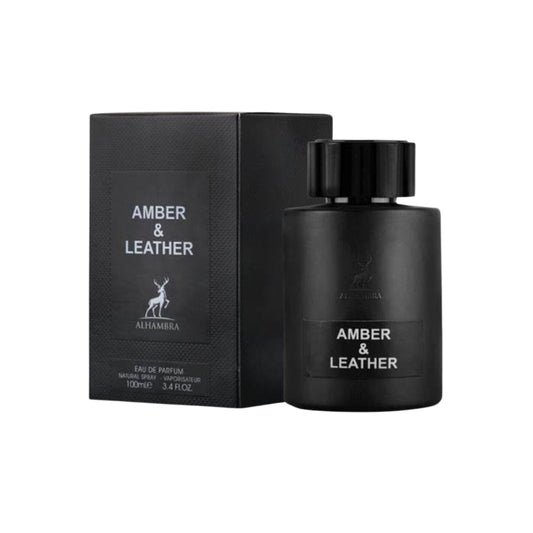 MAISON ALHAMBRA AMBER & LEATHER EDP (100 ML)